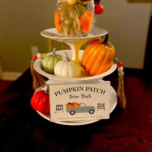 Vintage Style 3 Tier Tray